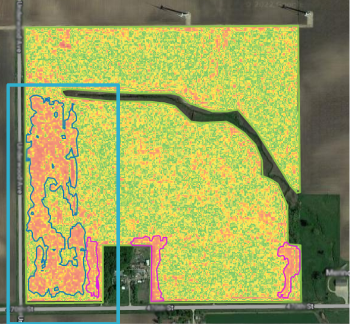 crop input trial NDVI