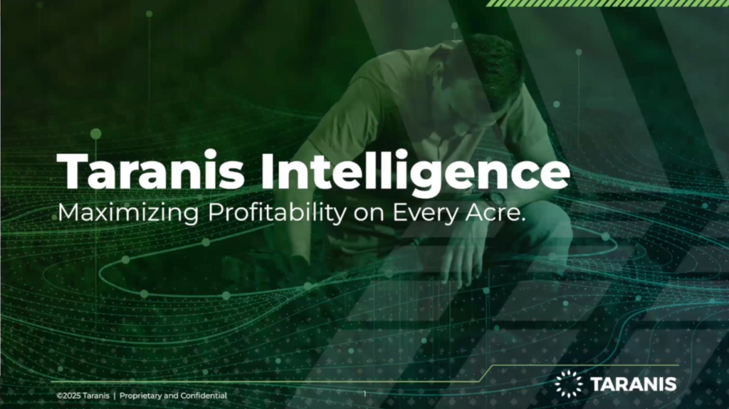 AI in Agriculture webinar - Taranis